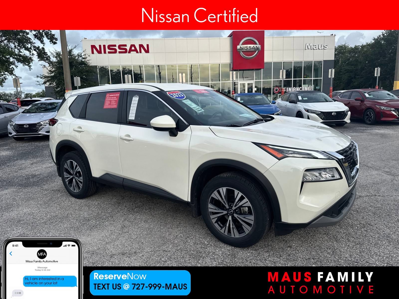 Certified 2023 Nissan Rogue SV