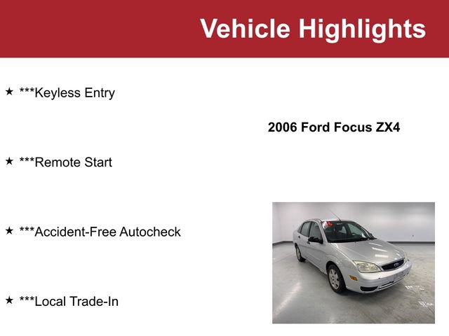 Used 2006 Ford Focus ZX4 Sedan video 2
