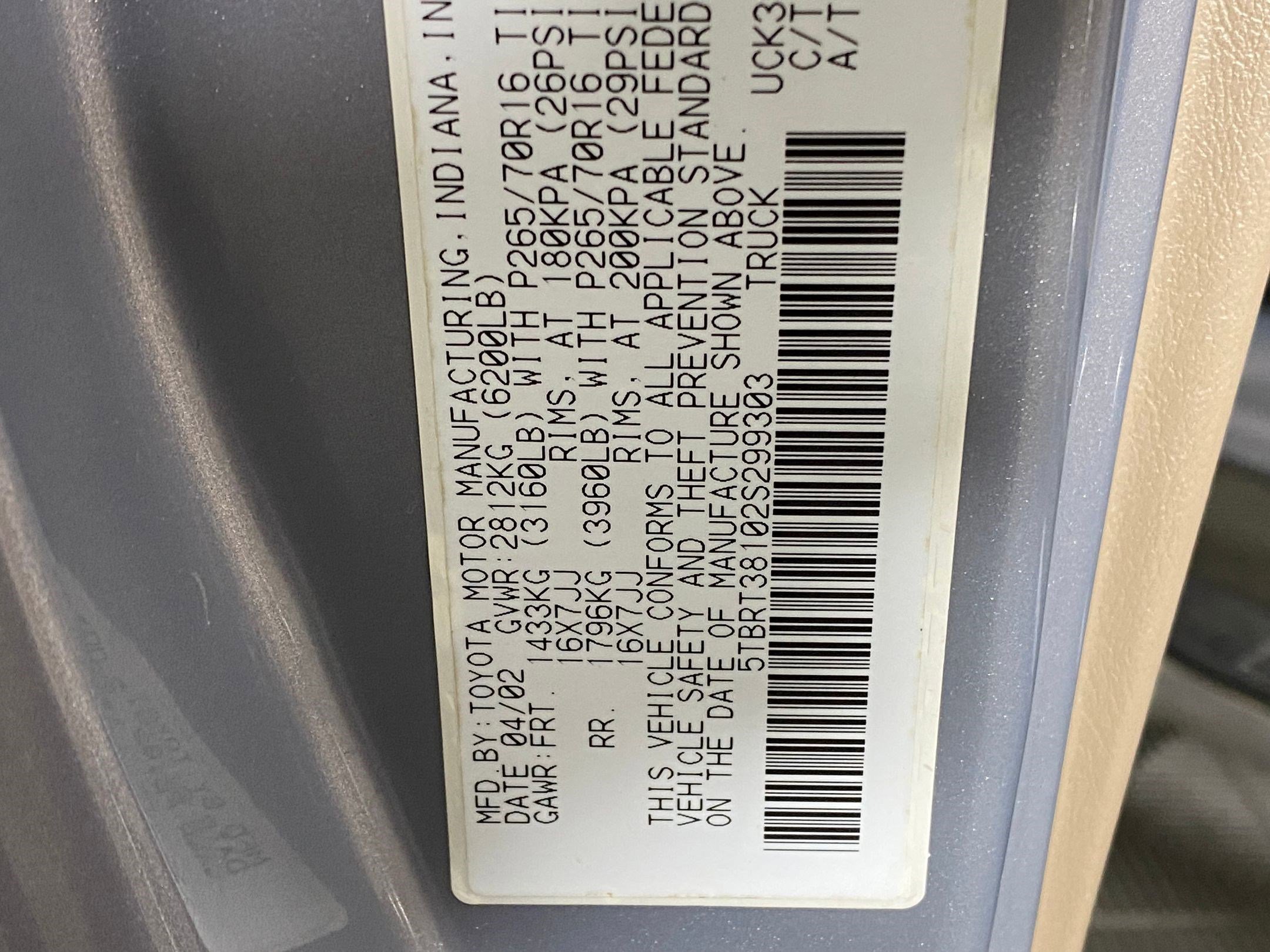 Used 2002 Toyota Tundra Limited image 19