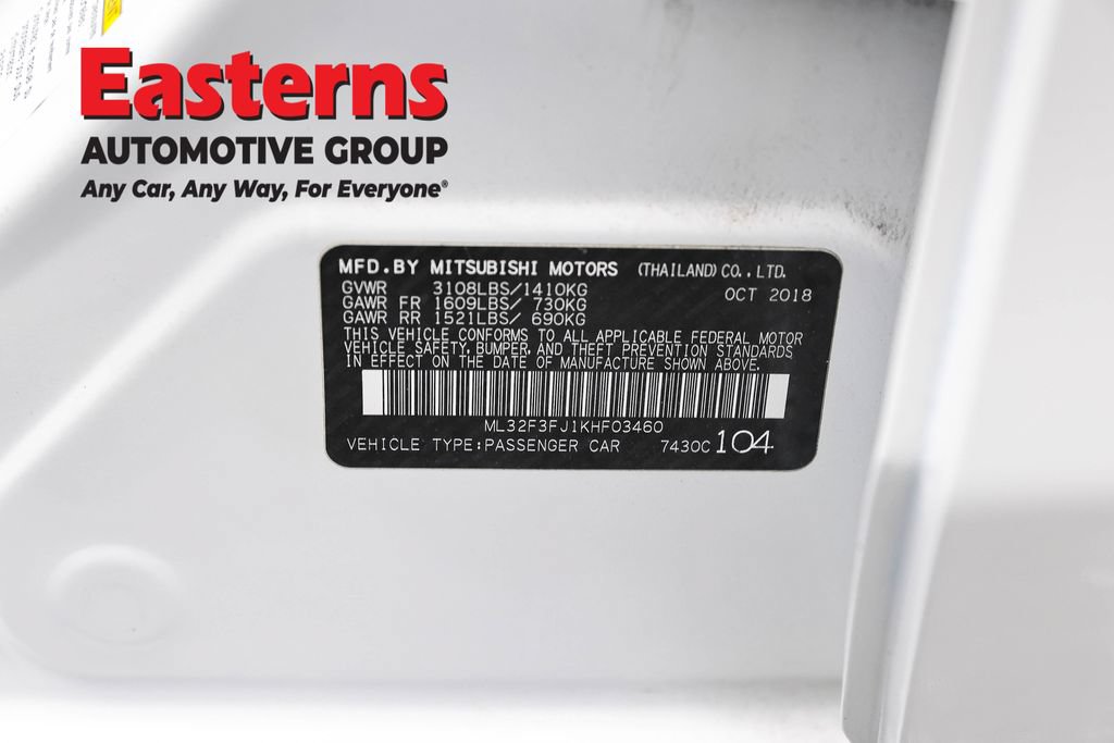 Used 2019 Mitsubishi Mirage G4 ES FWD image 8