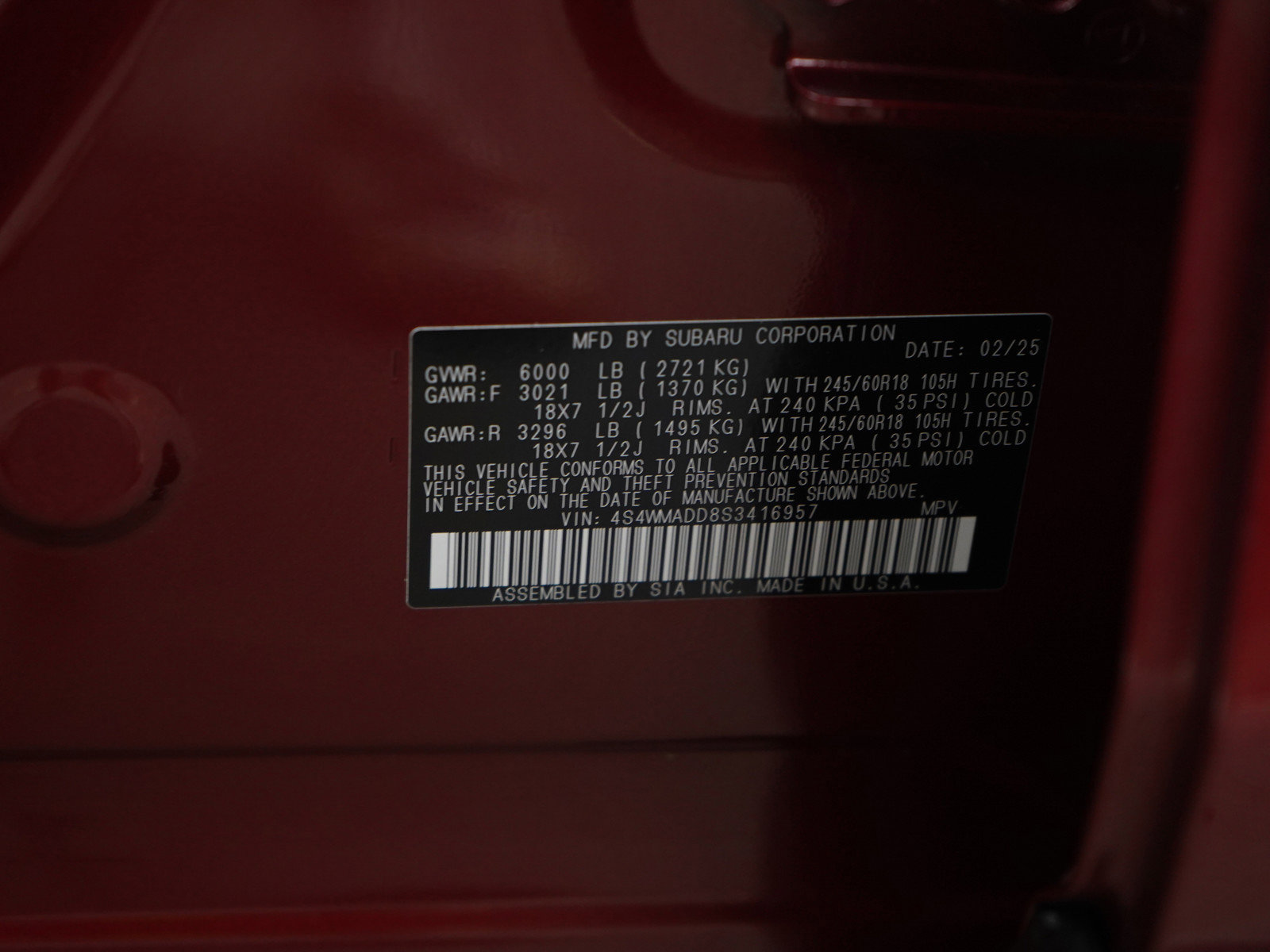 Used 2025 Subaru Ascent Premium image 25