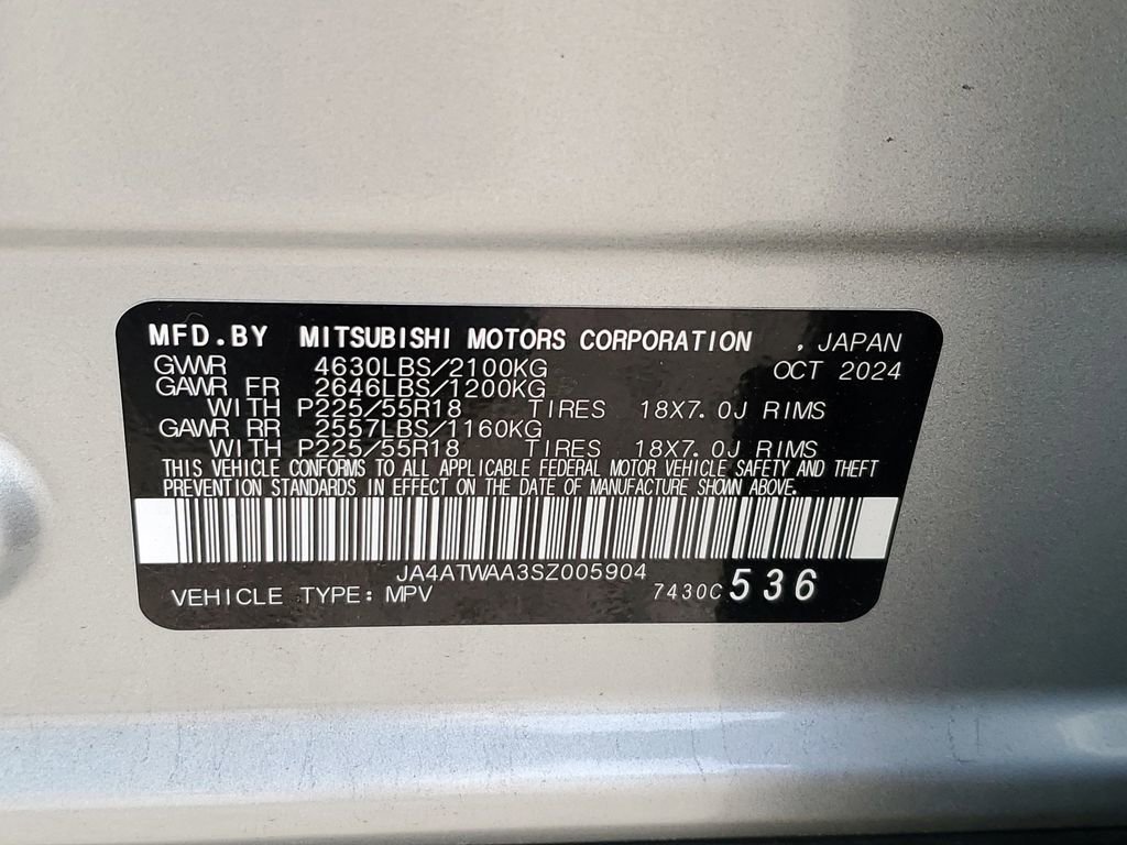 Used 2025 Mitsubishi Eclipse Cross SE AWD/4WD image 31