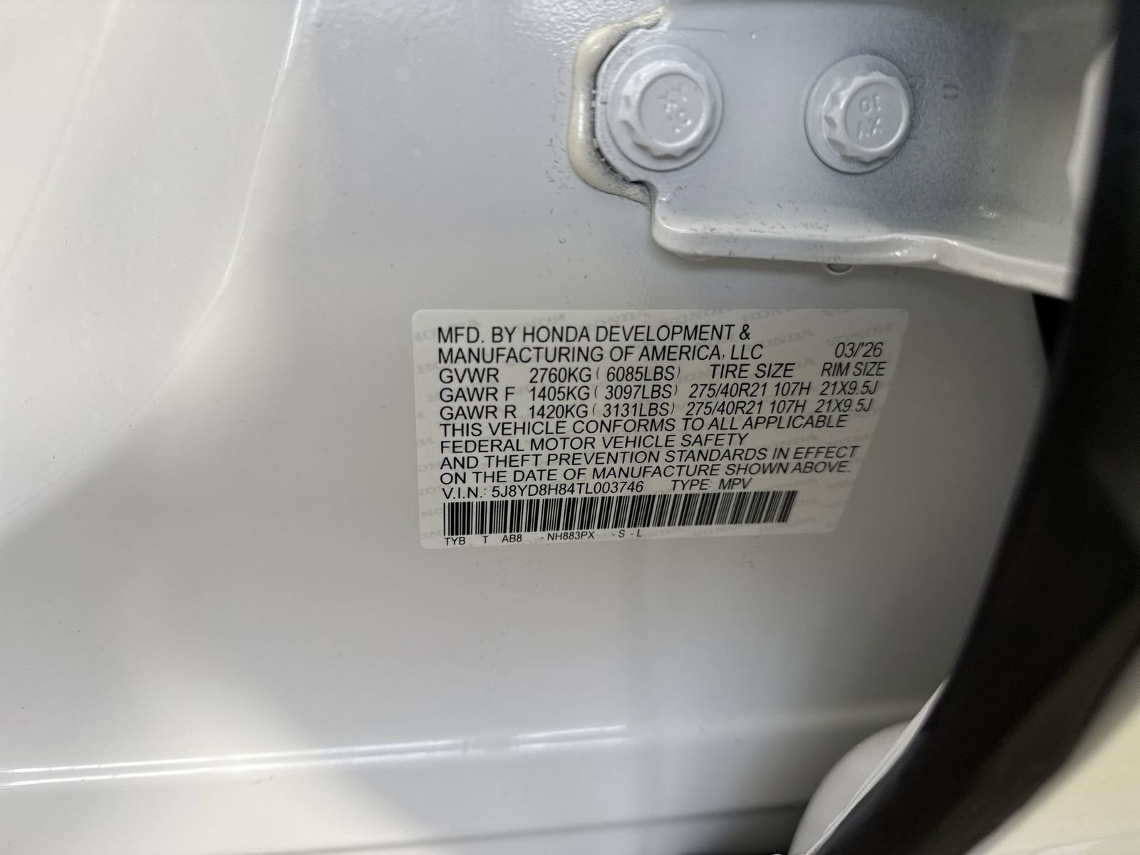 New 2026 Acura MDX Type S image 36