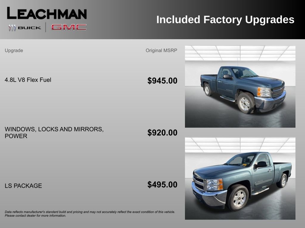 Used 2011 Chevrolet Silverado 1500 W/T w/ LS Package image 10