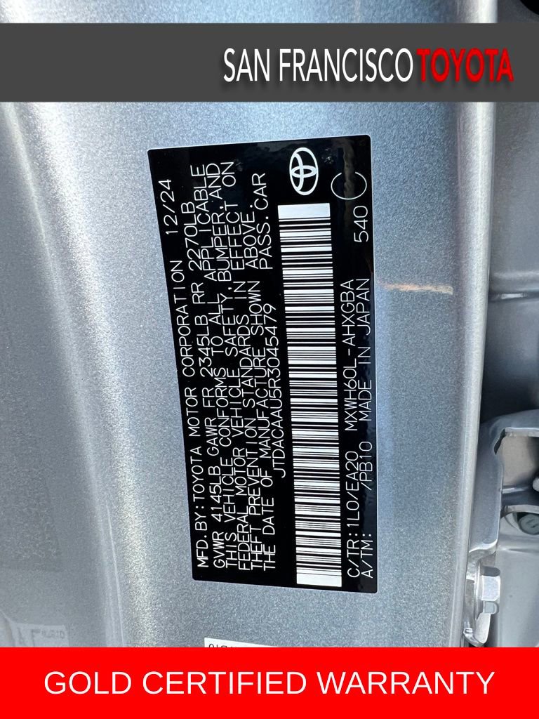 Certified 2024 Toyota Prius XLE image 42