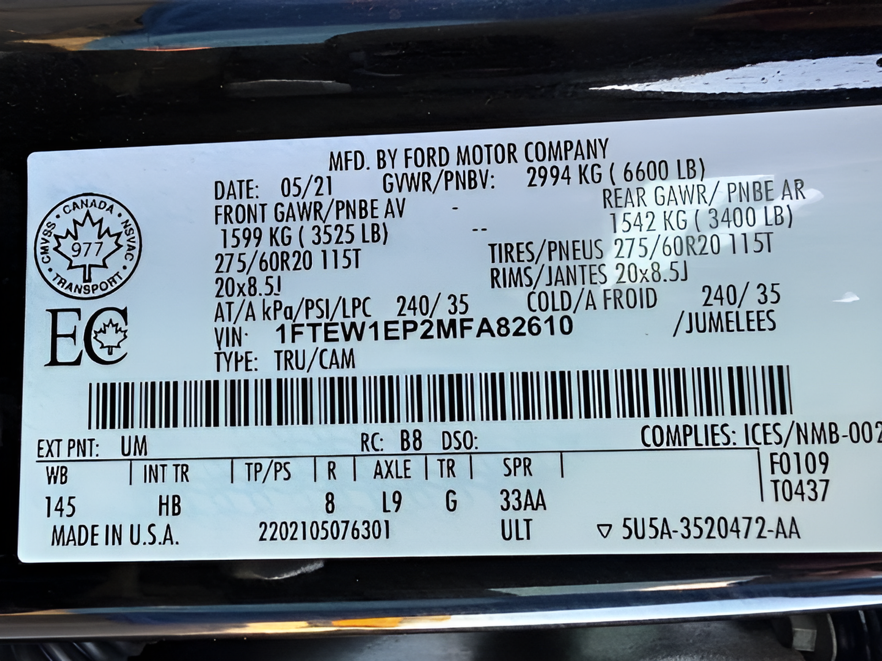 Used 2021 Ford F150 Lariat w/ Equipment Group 502A High AWD/4WD image 31