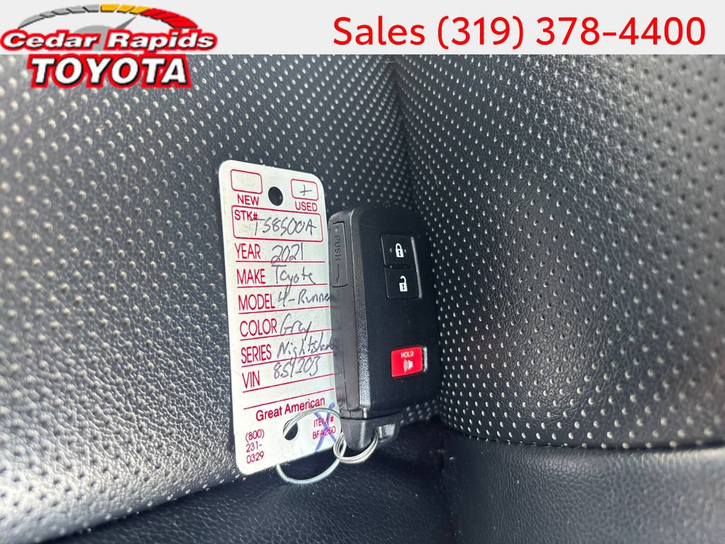 Certified 2021 Toyota 4Runner Nightshade AWD/4WD image 25