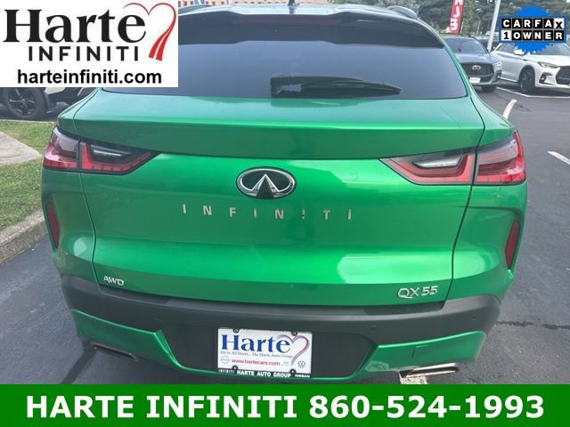 Certified 2022 INFINITI QX55 Luxe w/ Cargo Package image 4