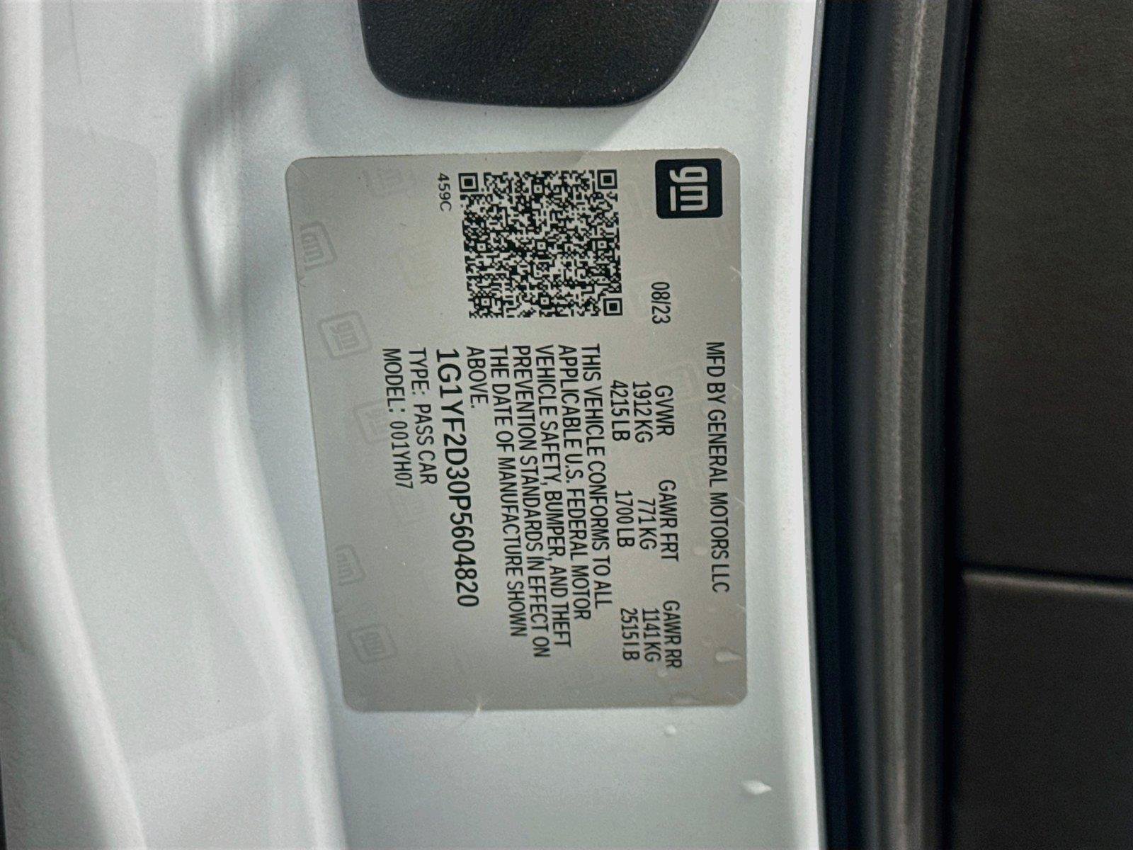 Used 2023 Chevrolet Corvette Z06 w/ Stealth Interior Trim Package RWD image 35