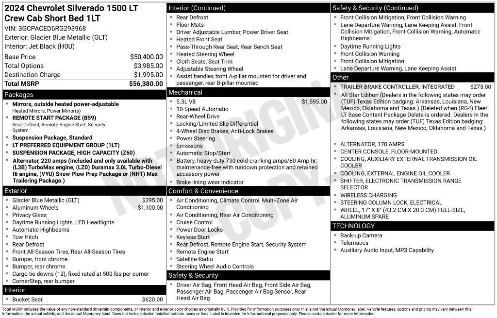 Used 2024 Chevrolet Silverado 1500 LT RWD image 7