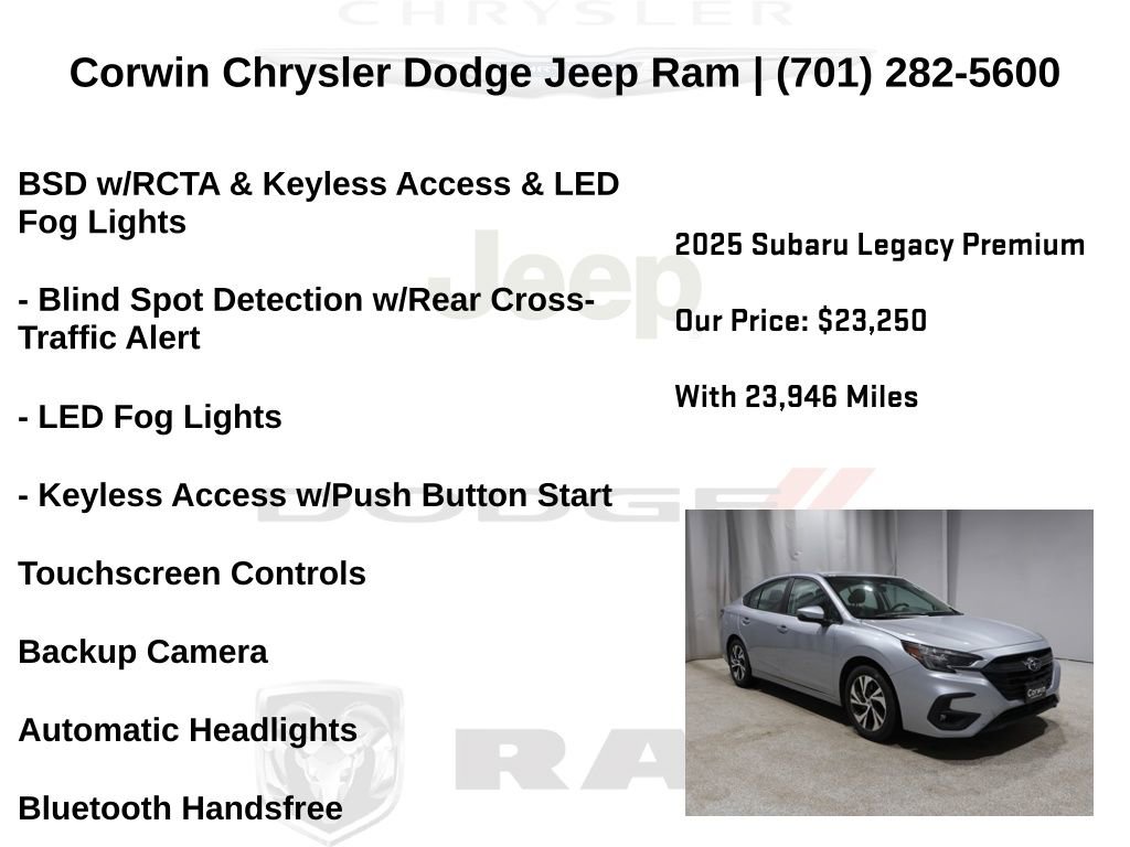 Used 2025 Subaru Legacy Premium image 6