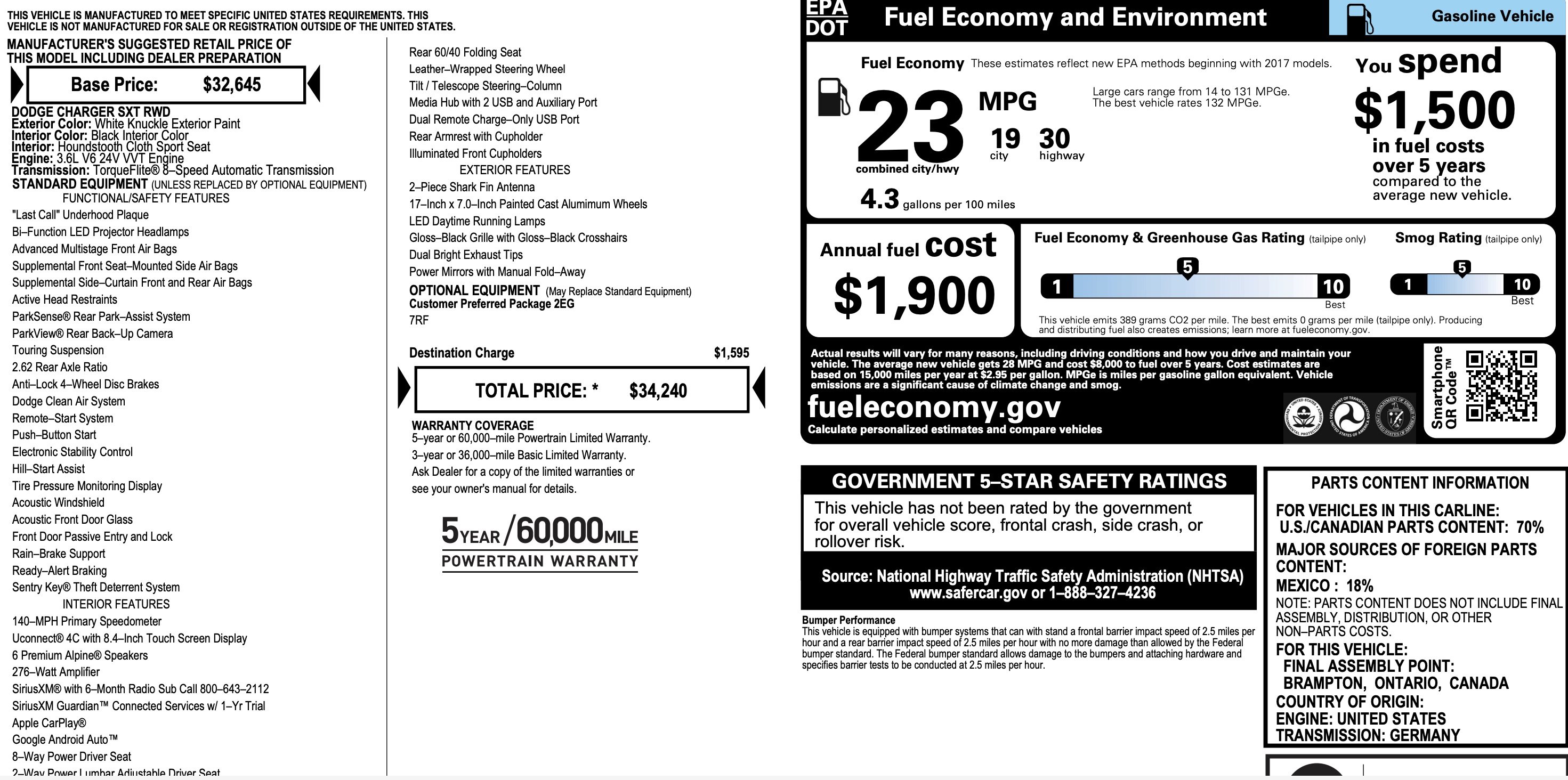 Used 2023 Dodge Charger SXT image 67