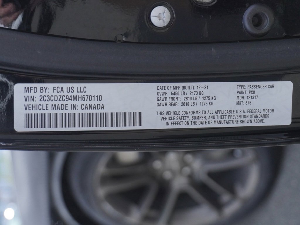 Used 2021 Dodge Challenger SRT Hellcat w/ Plus Package image 27