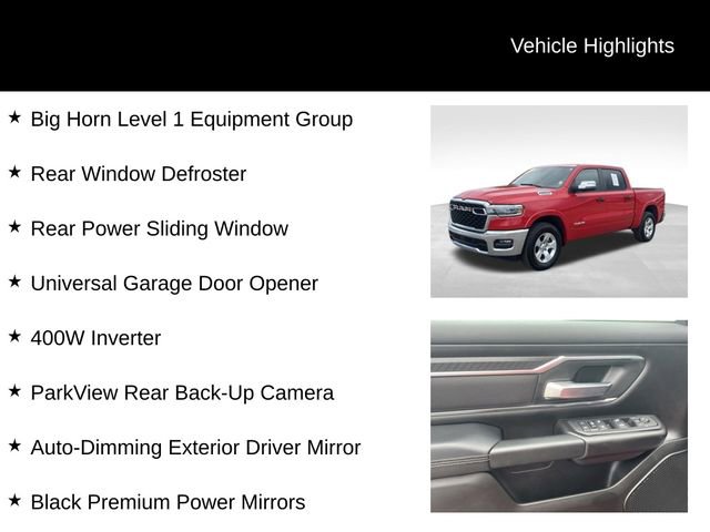 Used 2025 RAM 1500 Big Horn AWD/4WD image 7