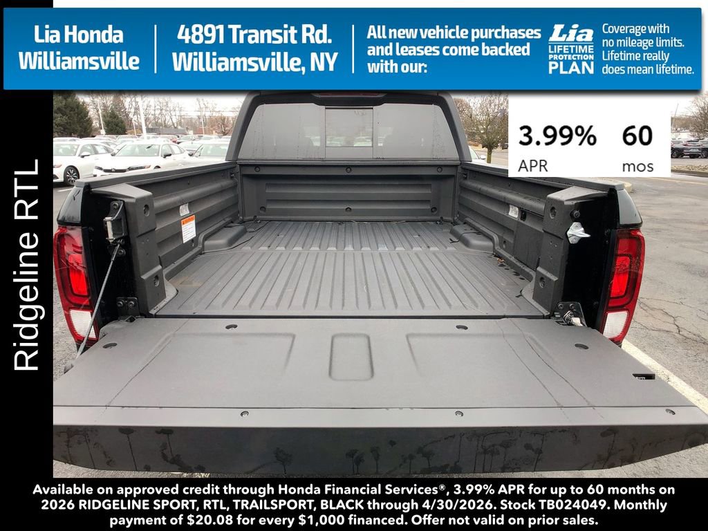 New 2026 Honda Ridgeline RTL image 11