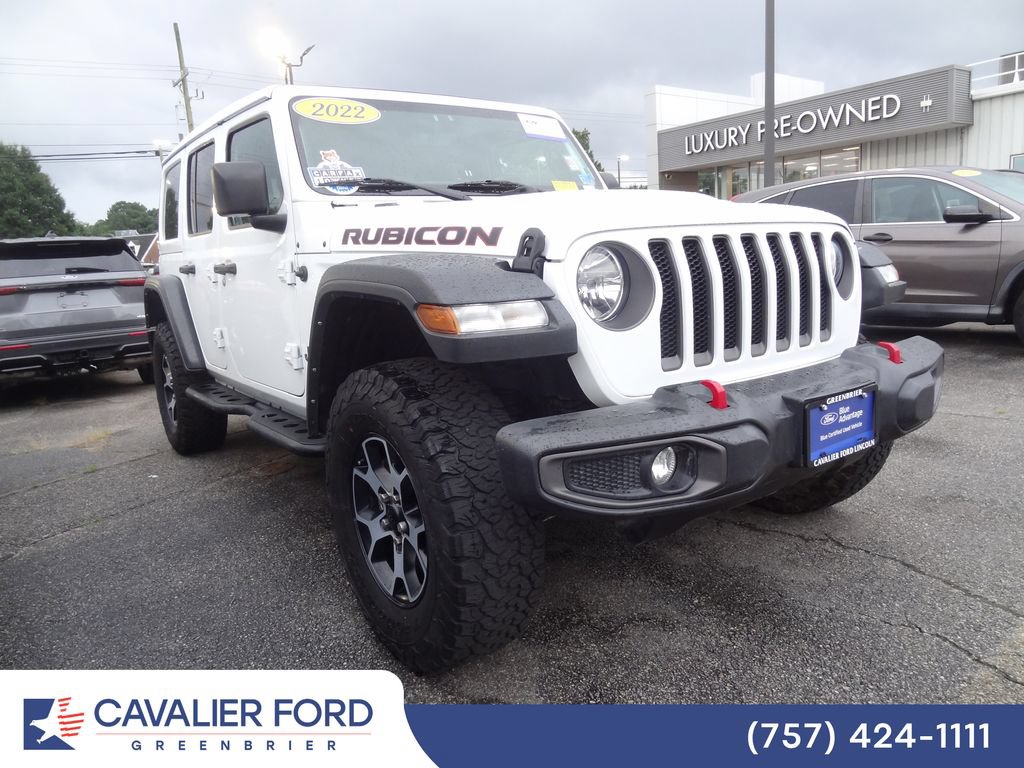 Used 2022 Jeep Wrangler Unlimited Rubicon w/ Cold Weather Group