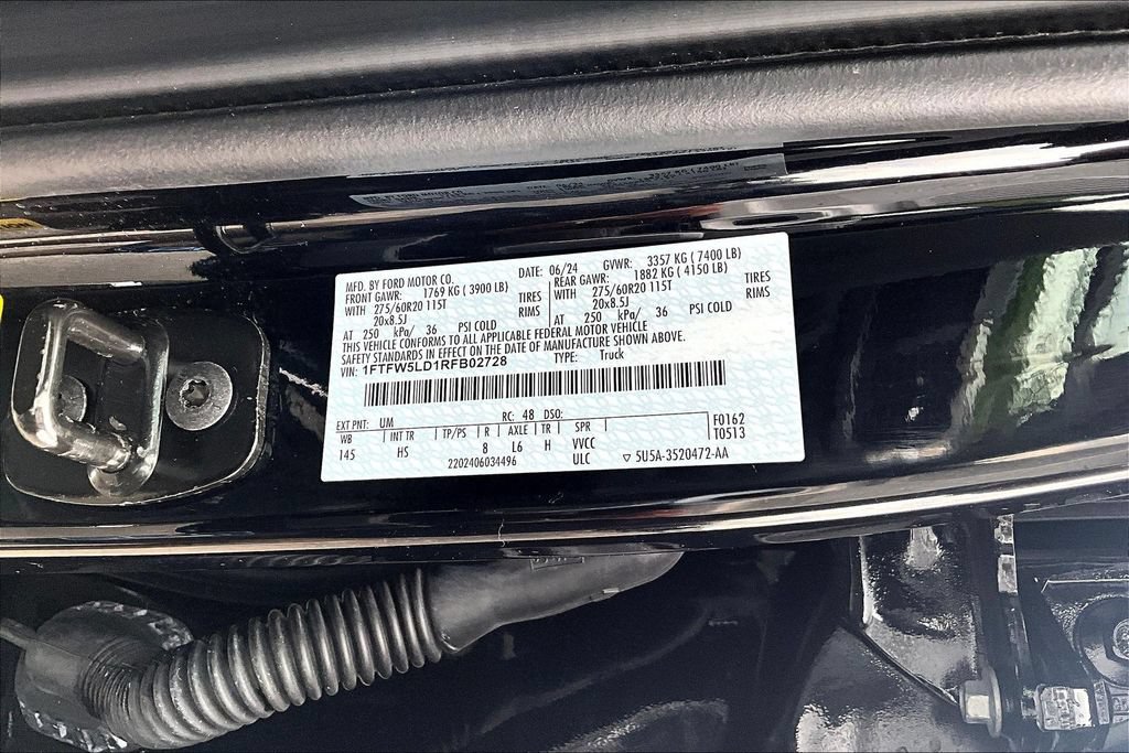 Certified 2024 Ford F150 Lariat w/ Equipment Group 502A High AWD/4WD image 23