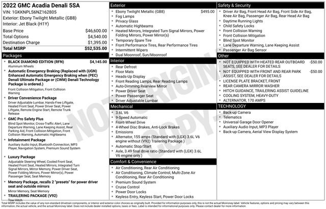 Used 2022 GMC Acadia Denali w/ Black Diamond Edition image 28