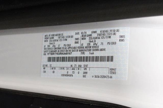 Used 2024 Ford Transit 250 Low Roof w/ Exterior Upgrade Package image 19