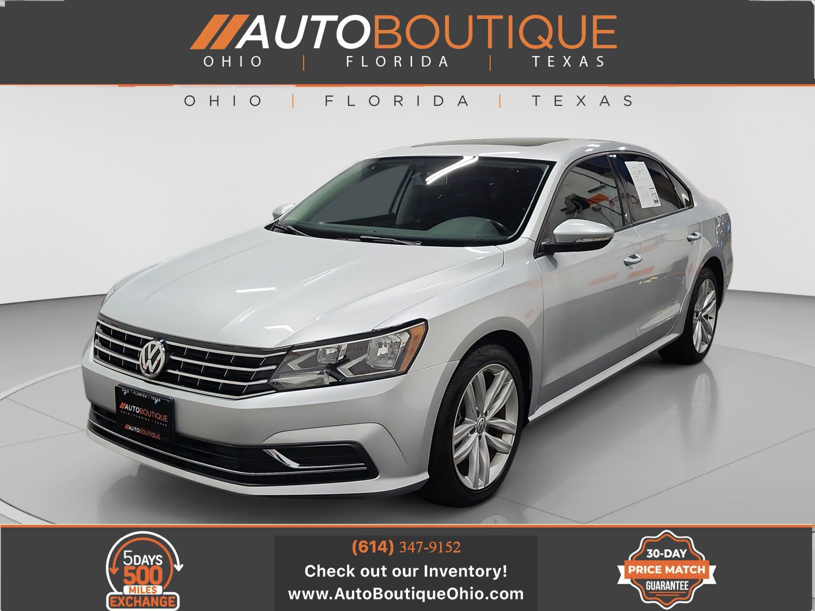 Used 2019 Volkswagen Passat 2.0T Wolfsburg w/ Wheels & Sunroof Package