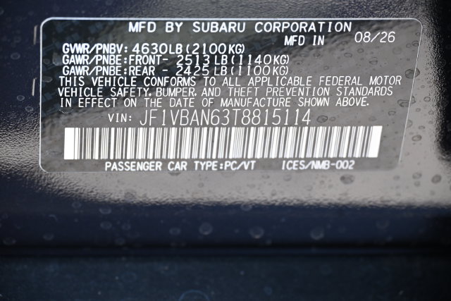 New 2026 Subaru WRX Limited AWD/4WD image 20