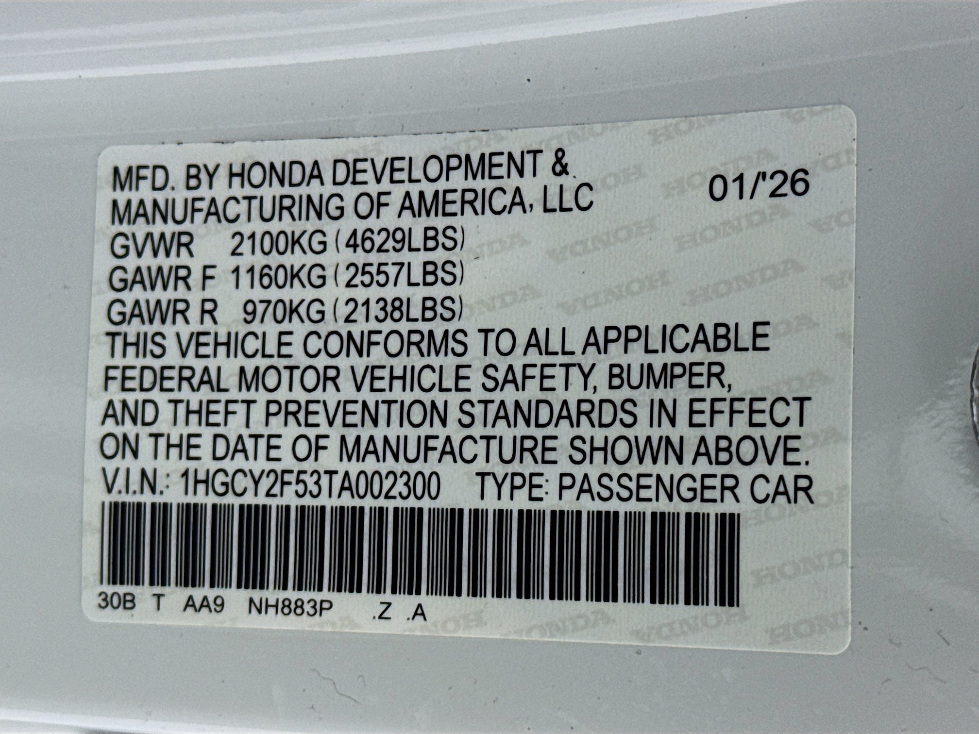 New 2026 Honda Accord Sport image 31