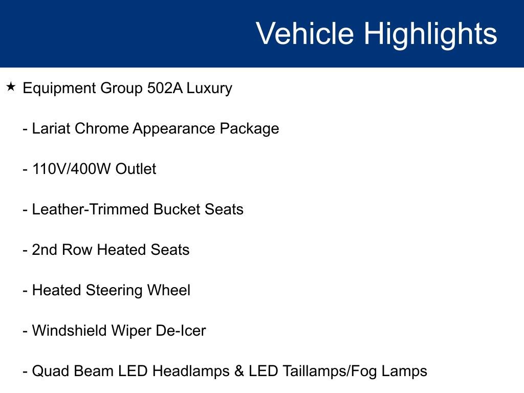Certified 2019 Ford F150 Lariat w/ Equipment Group 502A Luxury image 24