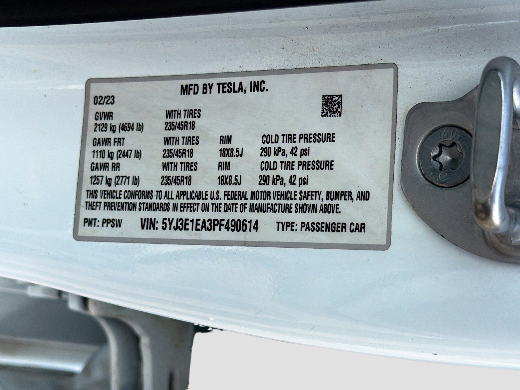 Used 2023 Tesla Model 3 Standard Range image 40
