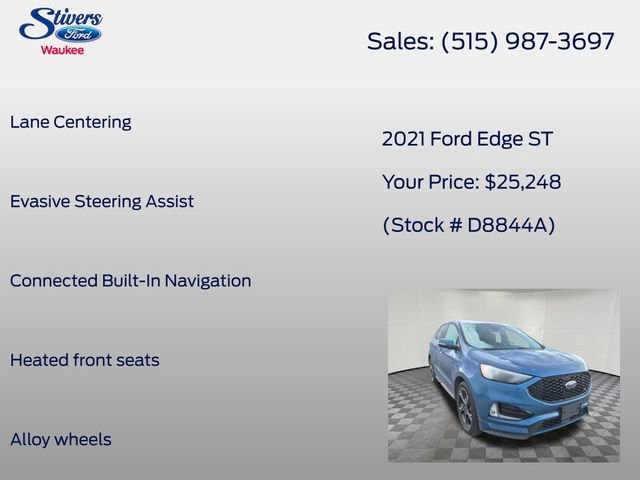 Certified 2021 Ford Edge ST image 10