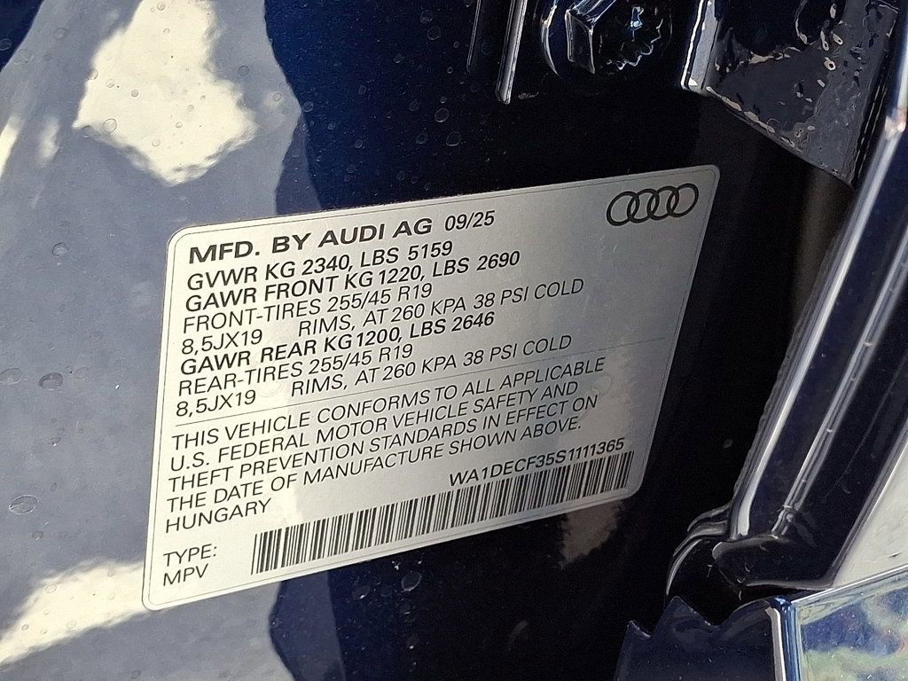 New 2025 Audi Q3 2.0T Premium image 20