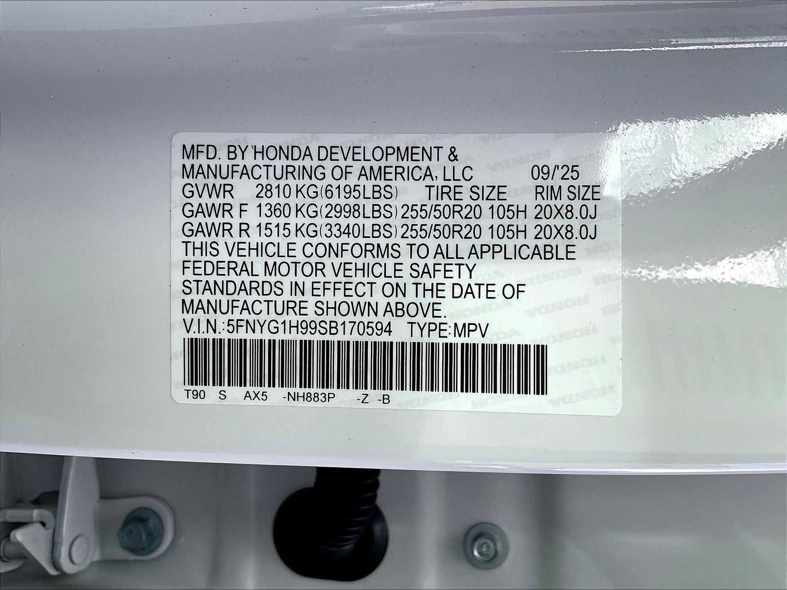 New 2025 Honda Pilot Black Edition image 17