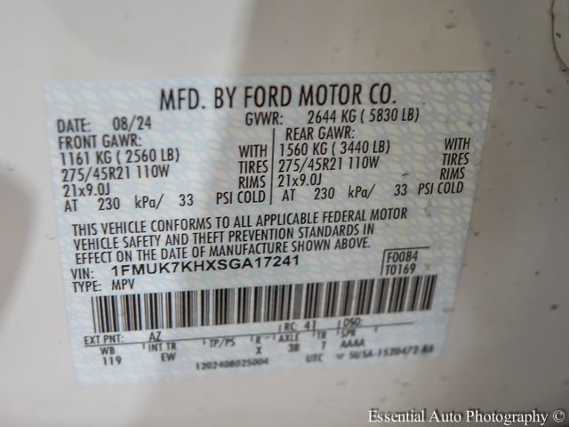 Used 2025 Ford Explorer ST-Line w/ Premium Package RWD image 29