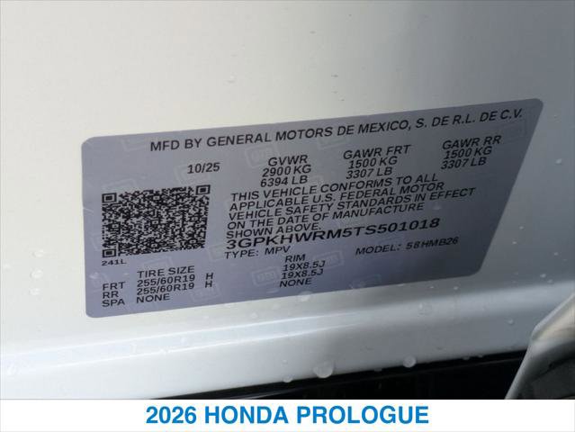 New 2026 Honda Prologue Touring image 26