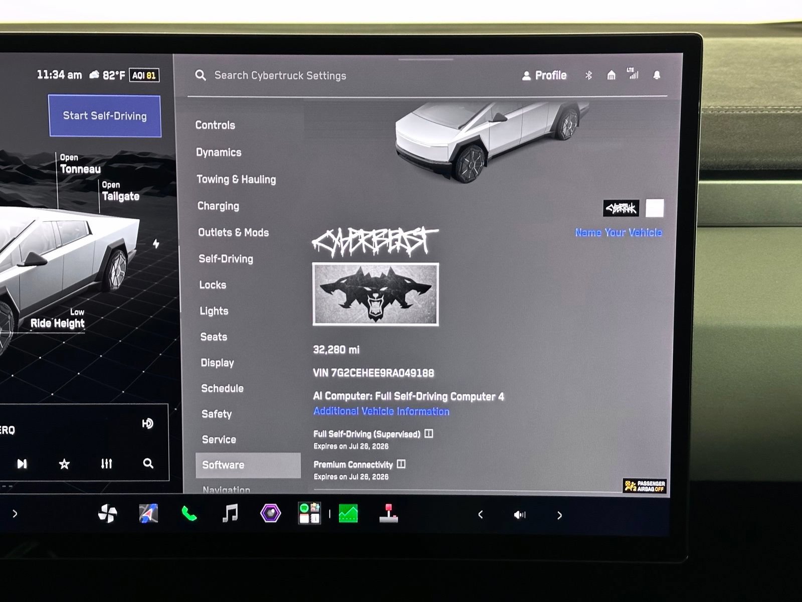 Used 2024 Tesla Cybertruck Cyberbeast AWD/4WD image 3