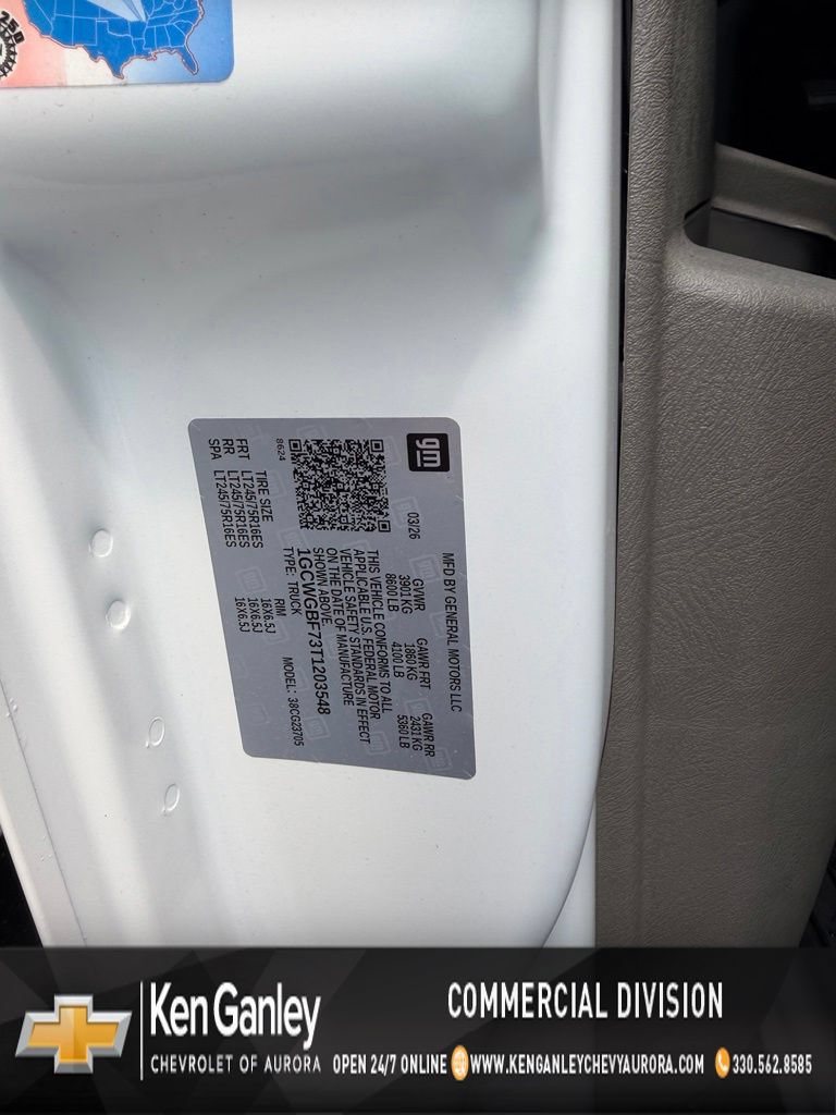 New 2026 Chevrolet Express 2500 Extended w/ Driver Convenience Package RWD image 34