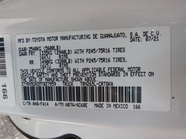 Used 2021 Toyota Tacoma SR image 37