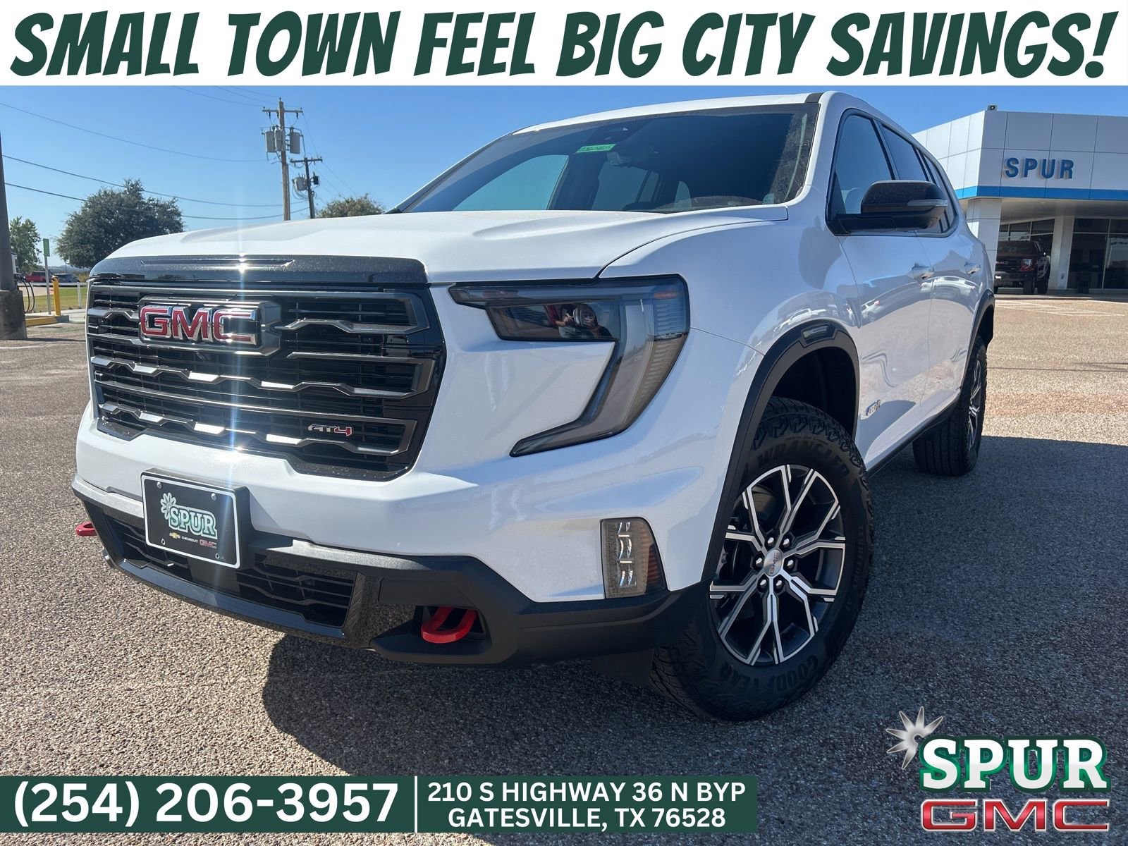 New 2026 GMC Acadia AT4