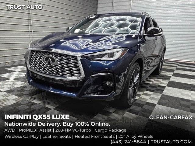 Used 2025 INFINITI QX55 Luxe w/ Cargo Package