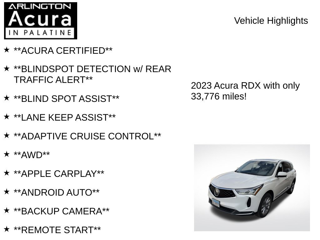 Used 2023 Acura RDX AWD image 7