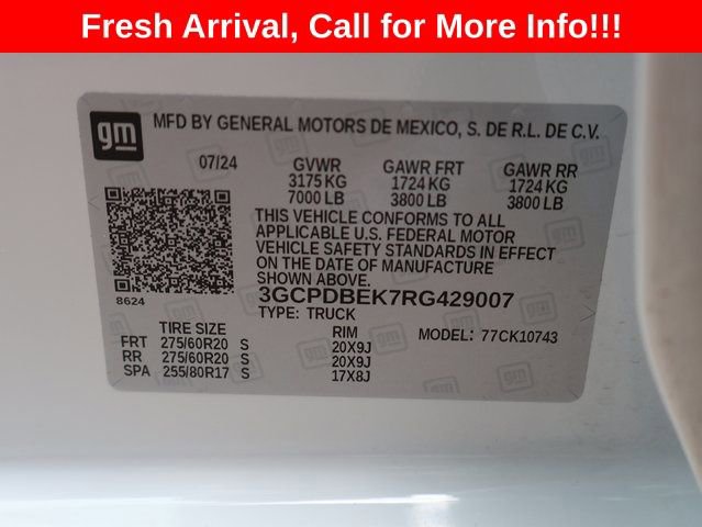 Certified 2024 Chevrolet Silverado 1500 Custom AWD/4WD image 39