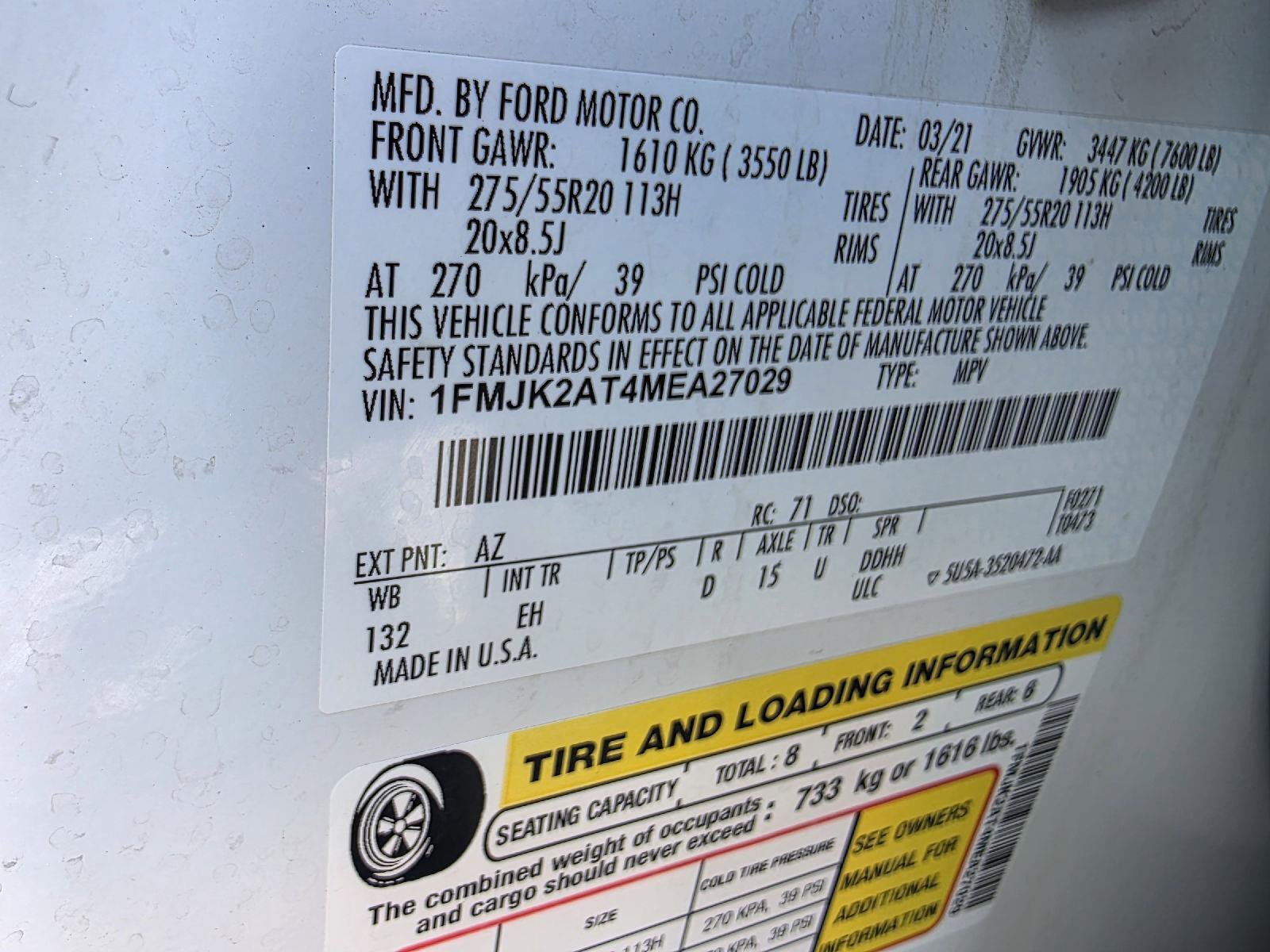 Used 2021 Ford Expedition Max Limited AWD/4WD image 30