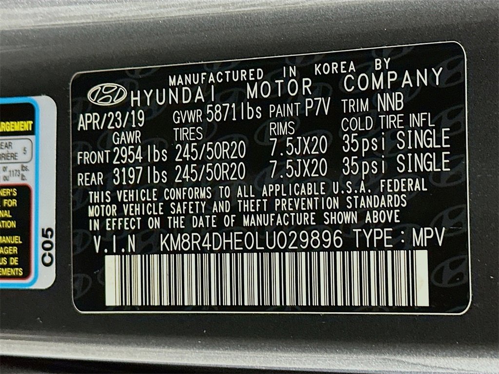 Used 2020 Hyundai Palisade SEL w/ Premium Package image 33