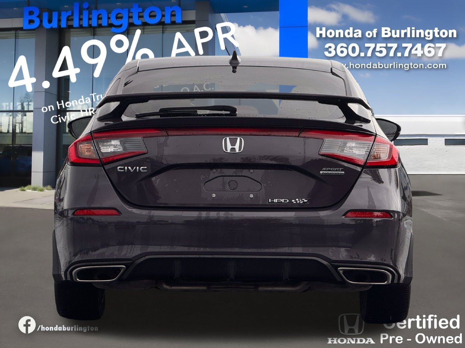 Certified 2023 Honda Civic Sport Touring image 6