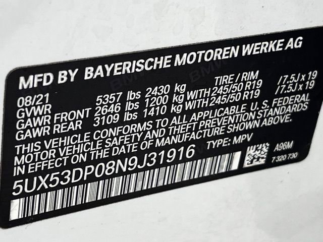 Used 2022 BMW X3 xDrive30i w/ Premium Package AWD/4WD image 23