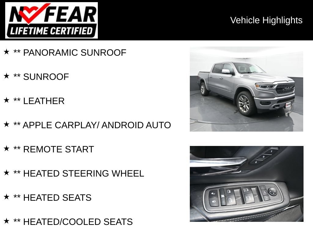 Used 2022 RAM 1500 Limited w/ Body-Colour Bumper Group AWD/4WD image 2