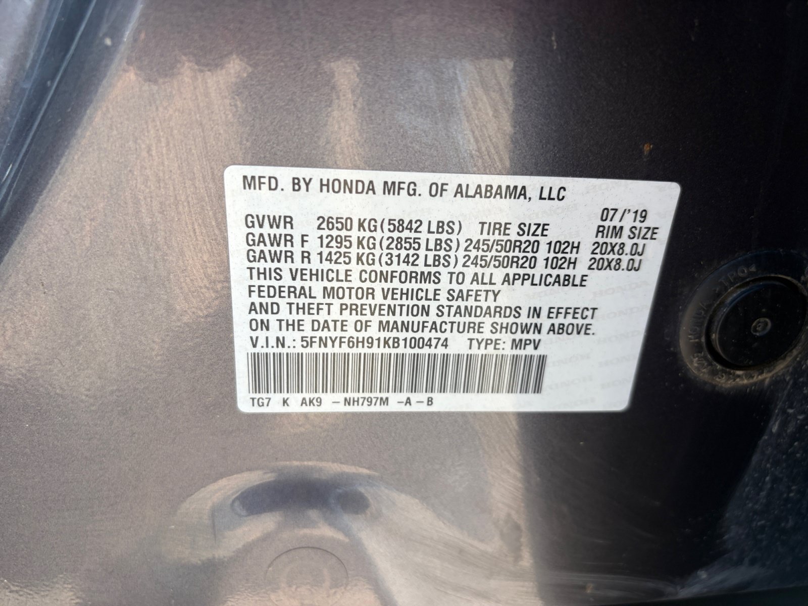 Used 2019 Honda Pilot Touring image 30