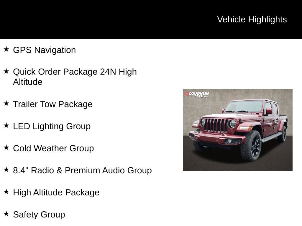 Used 2021 Jeep Gladiator Overland image 2