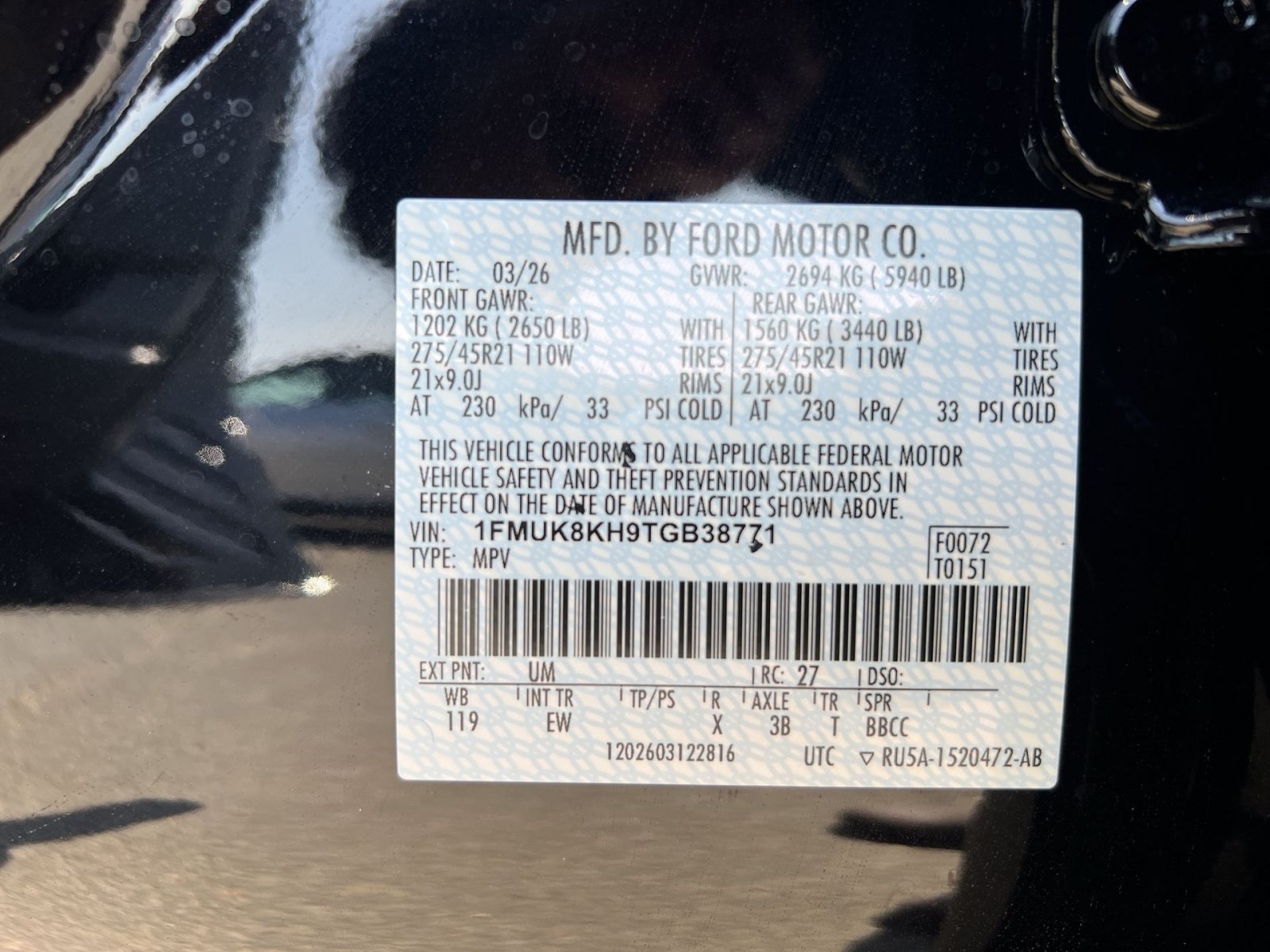New 2026 Ford Explorer ST-Line w/ ST-Line Street Pack AWD/4WD image 29