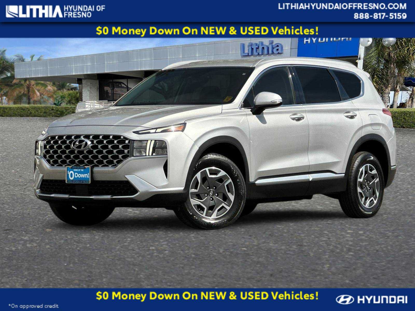 Used 2022 Hyundai Santa Fe Blue w/ Cargo Package AWD/4WD image 1