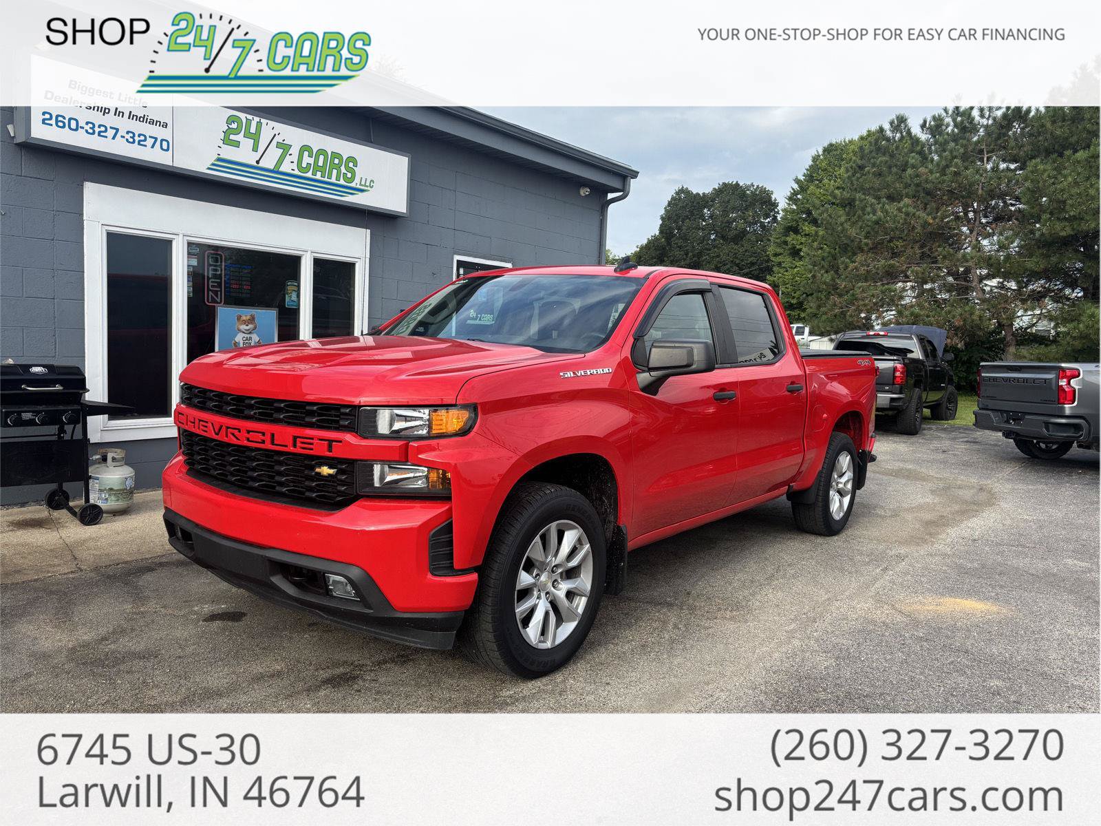 Used 2019 Chevrolet Silverado 1500 Custom w/ Custom Value Package AWD/4WD image 1